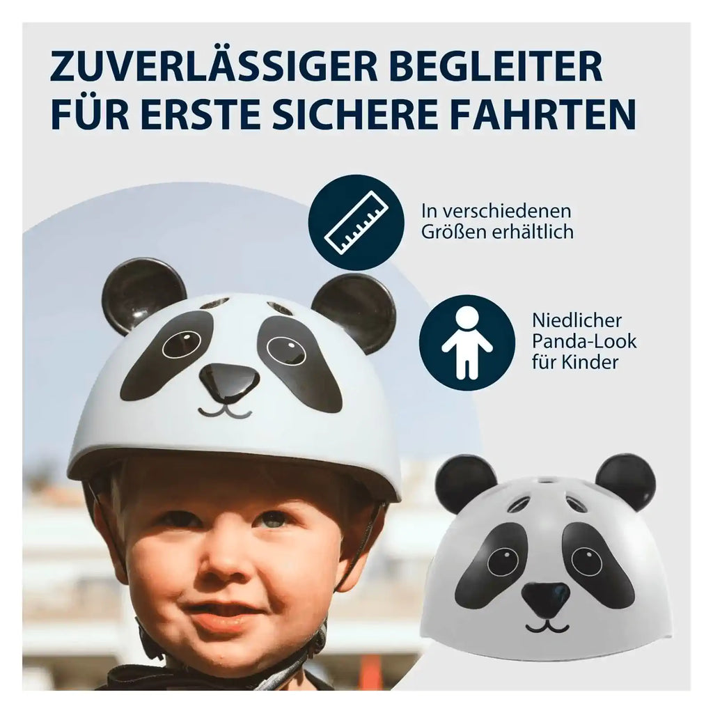 Hudora Children's Helmet Pandy, White, Size 48–52