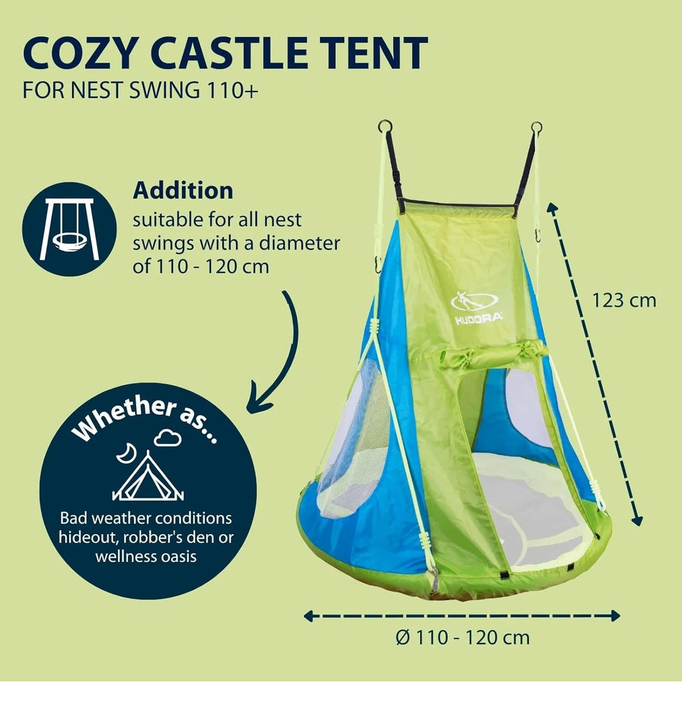 Hudora Cosy Castle Tent Cover For Nest Swing 110cm