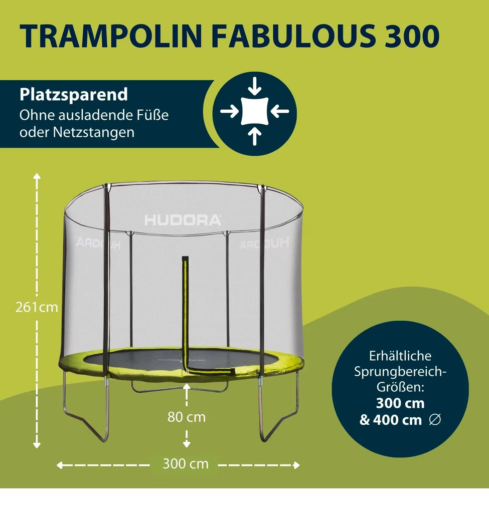 Hudora Fabulous Trampoline 300v