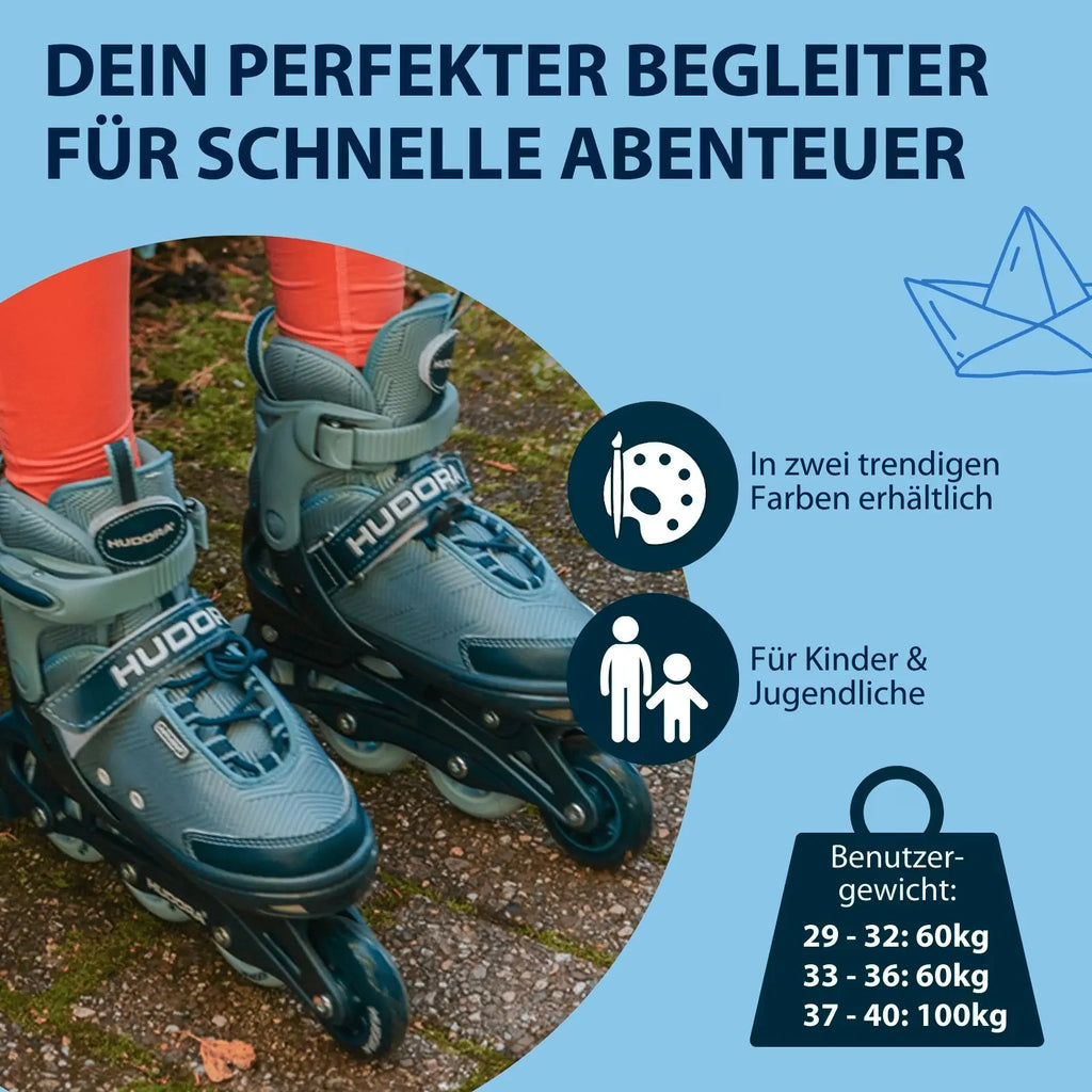 Hudora Leon 2.0 Inline Skates, Size 37-40