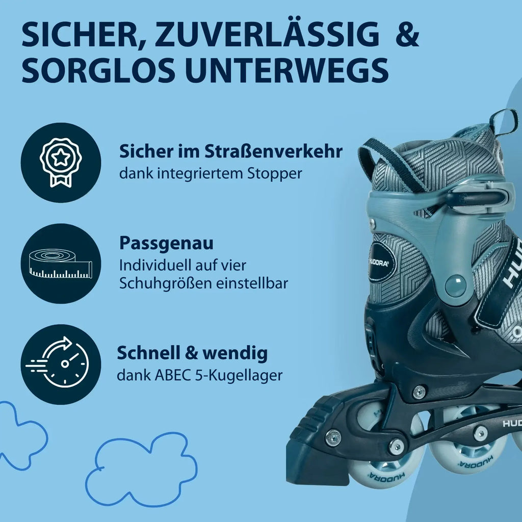 Hudora Leon 2.0 Inline Skates, Size 37-40