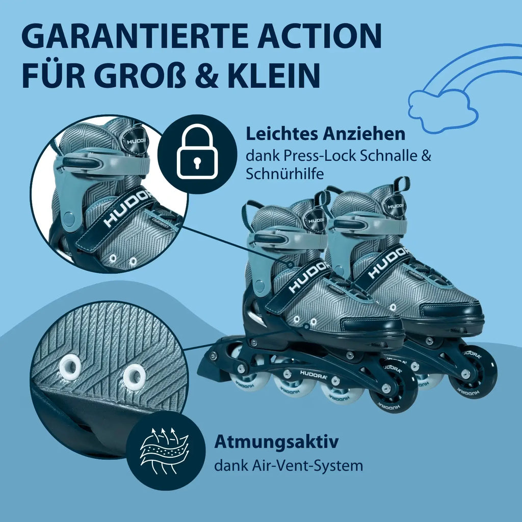 Hudora Leon 2.0 Inline Skates, Size 37-40