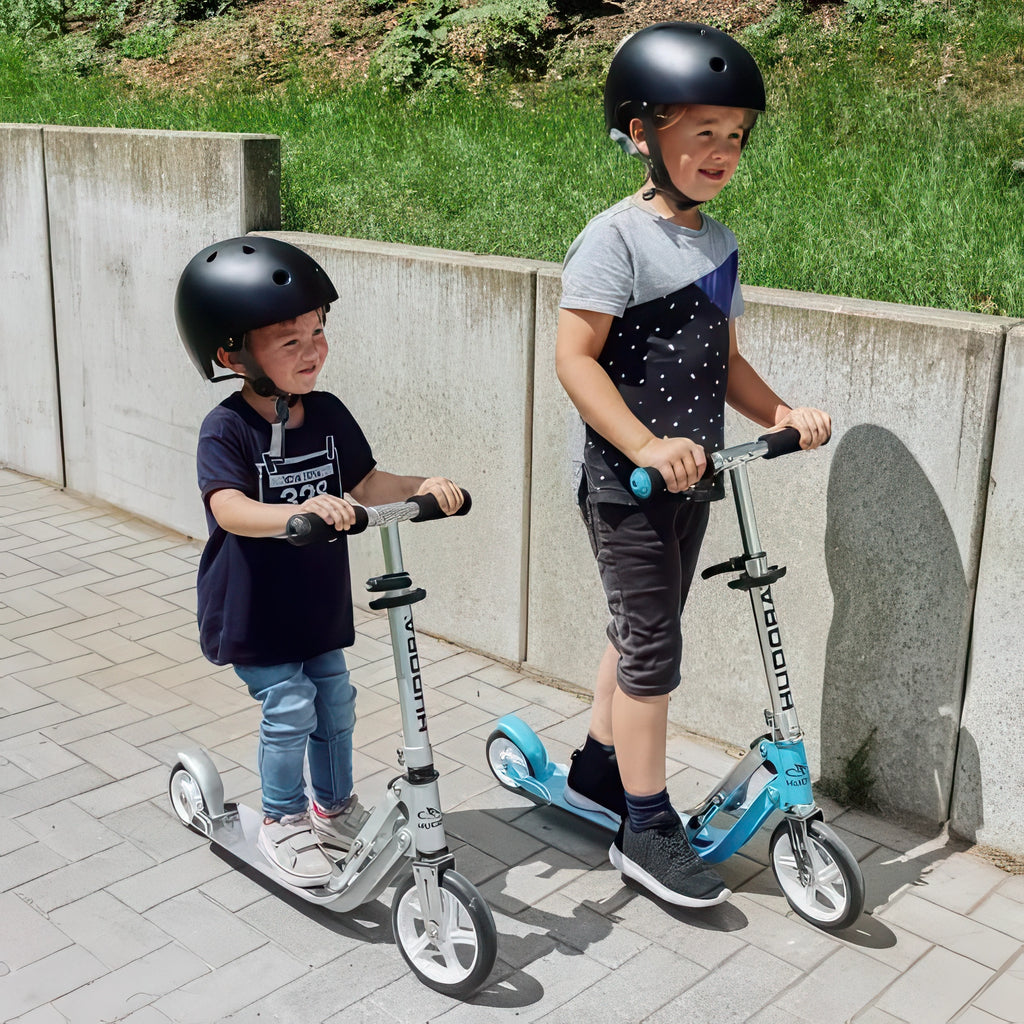 Hudora Little Big Wheel Step Scooter - Blue