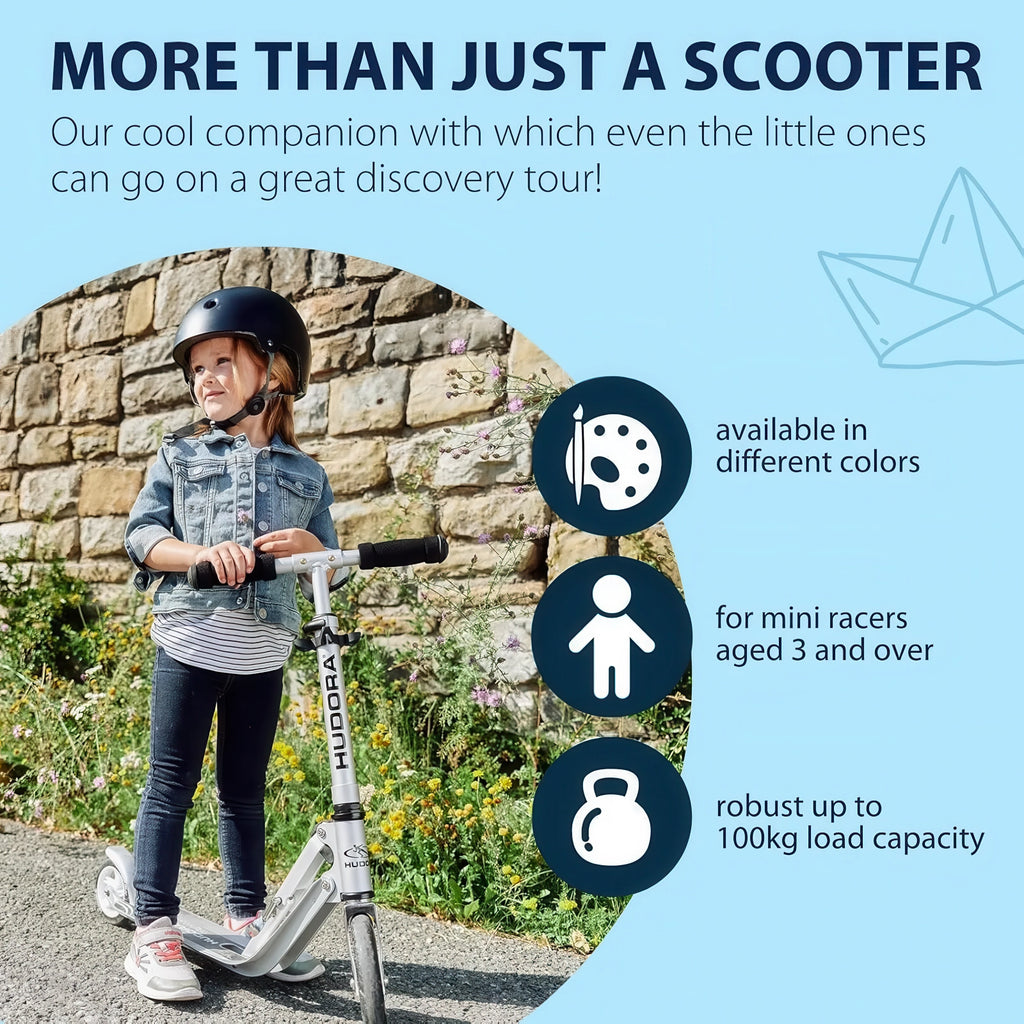 Hudora Little Big Wheel Step Scooter - Blue