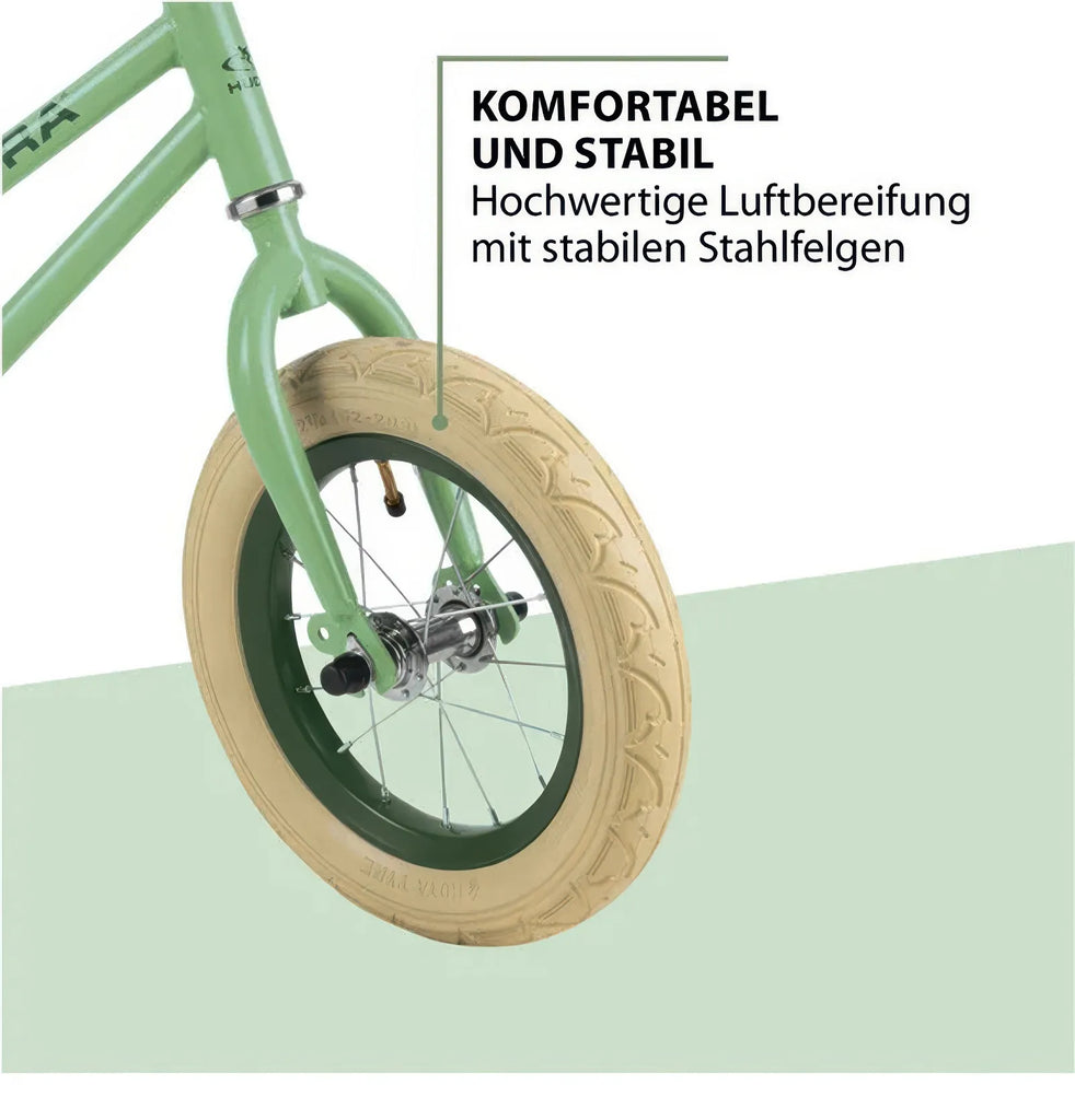 Hudora Balance Bike Vintage Green