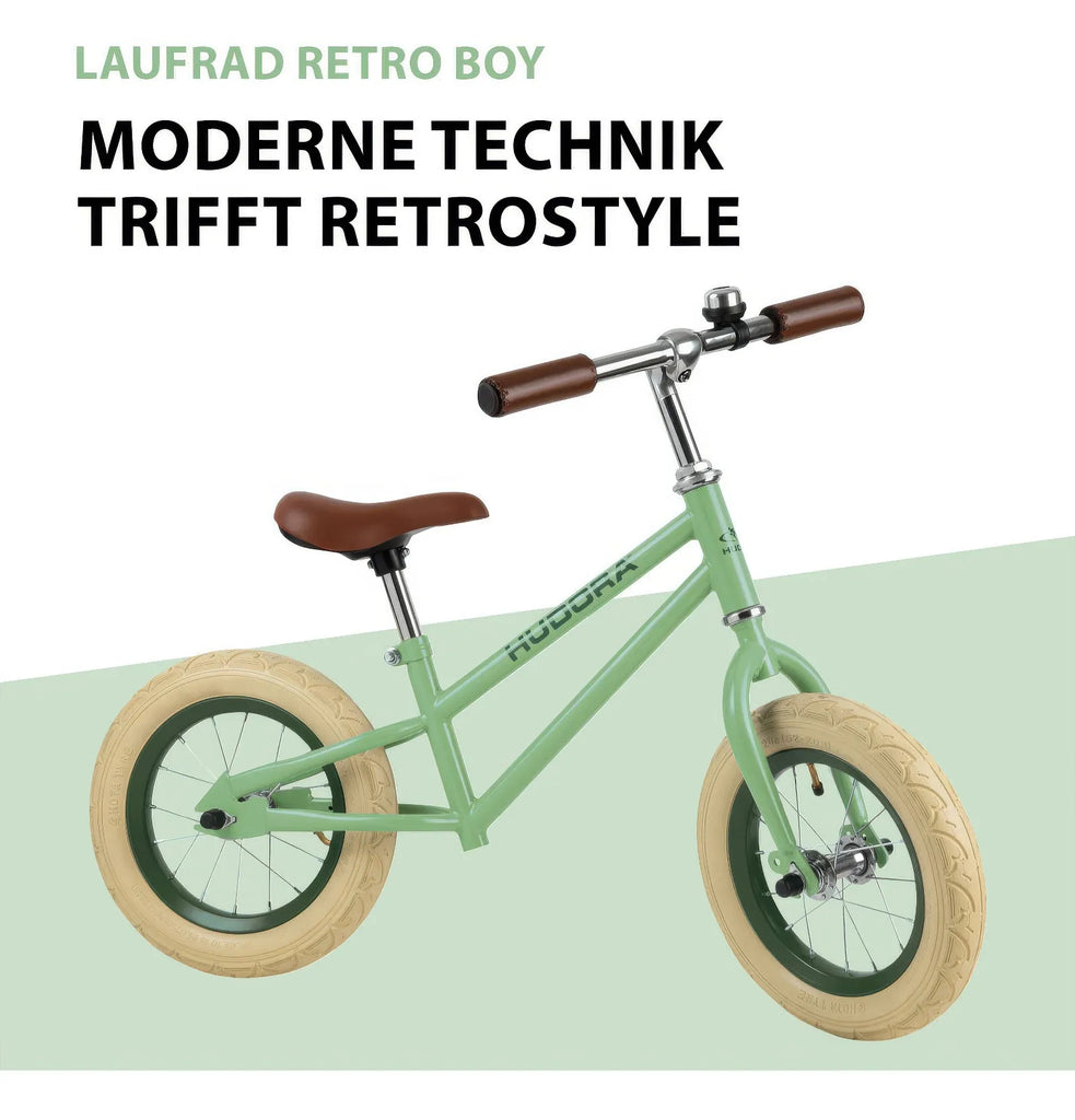 Hudora Balance Bike Vintage Green