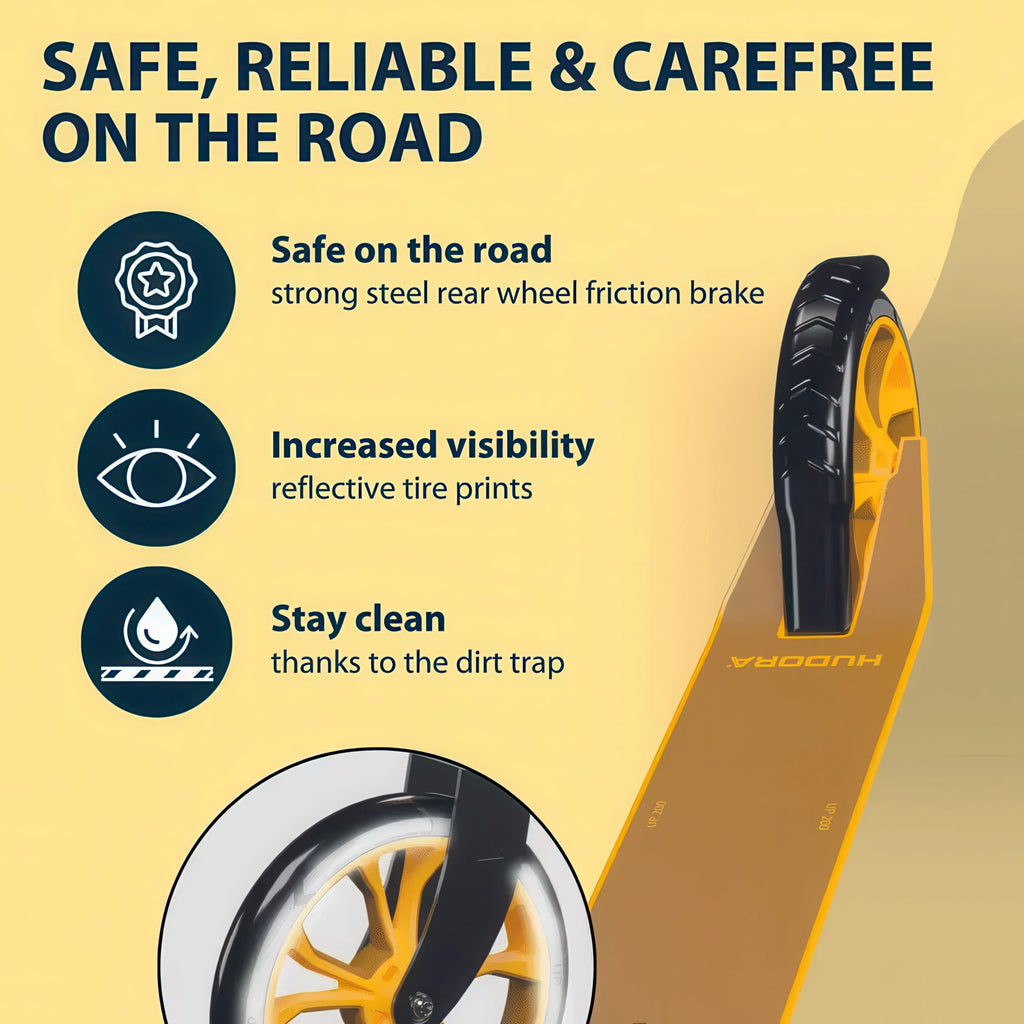 Hudora Scooter Up 200 - Canary Yellow