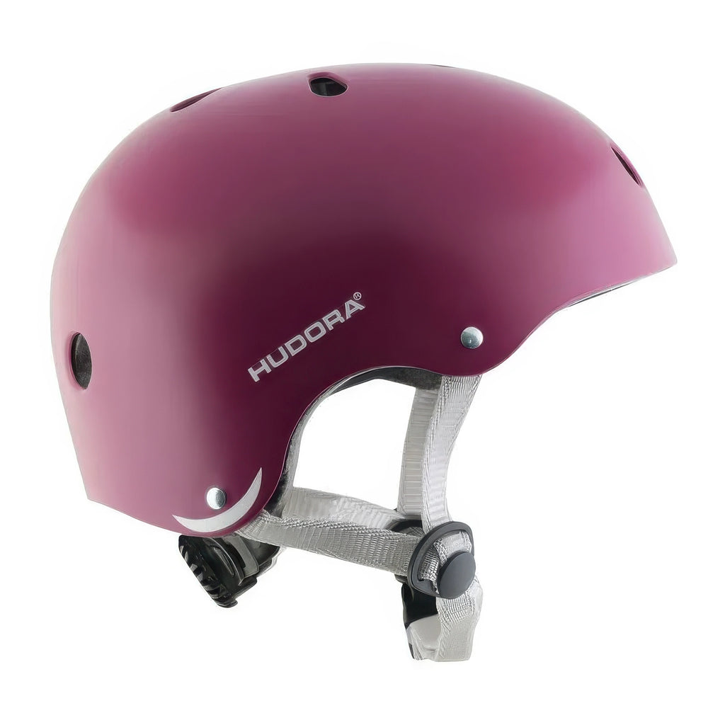 Hudora Skater Helmet, Berry, Size 56–60
