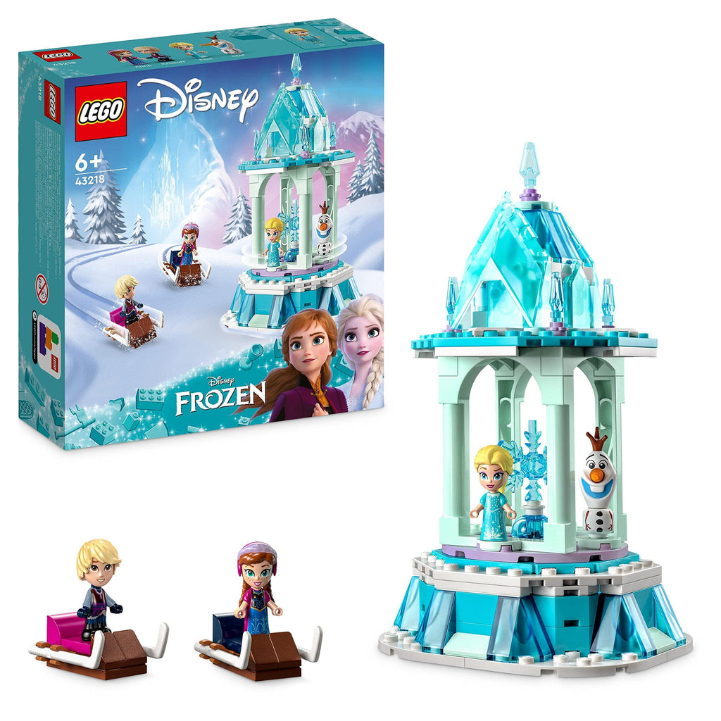 LEGO 43218 DISNEY Anna and Elsa's Magical Carousel - TOYBOX Toy Shop