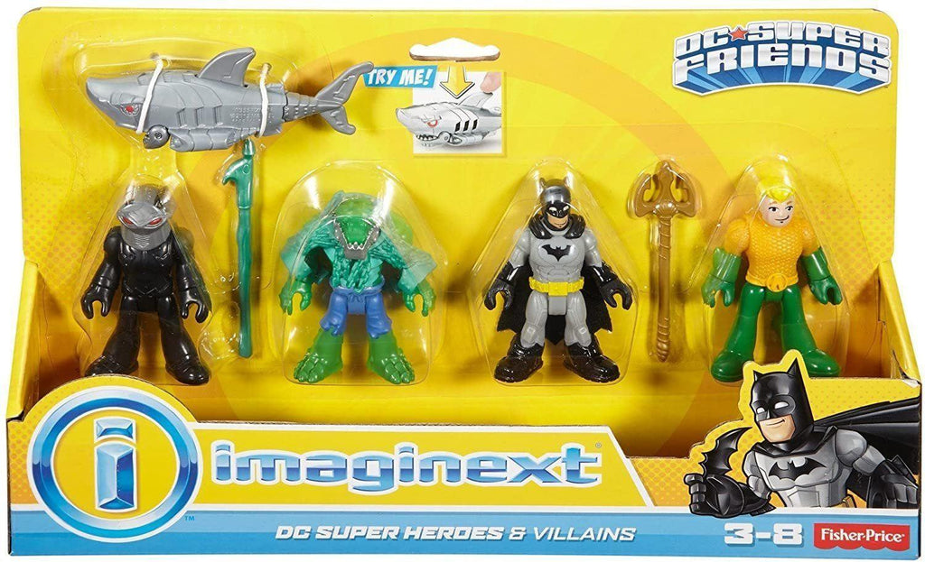 Imaginext DC Super Friends Heroes and Villains Batman and Aquaman - TOYBOX Toy Shop