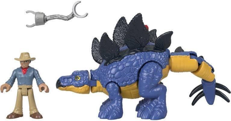 Imaginext Jurassic World Stegosaurus and Dr Grant - TOYBOX Toy Shop