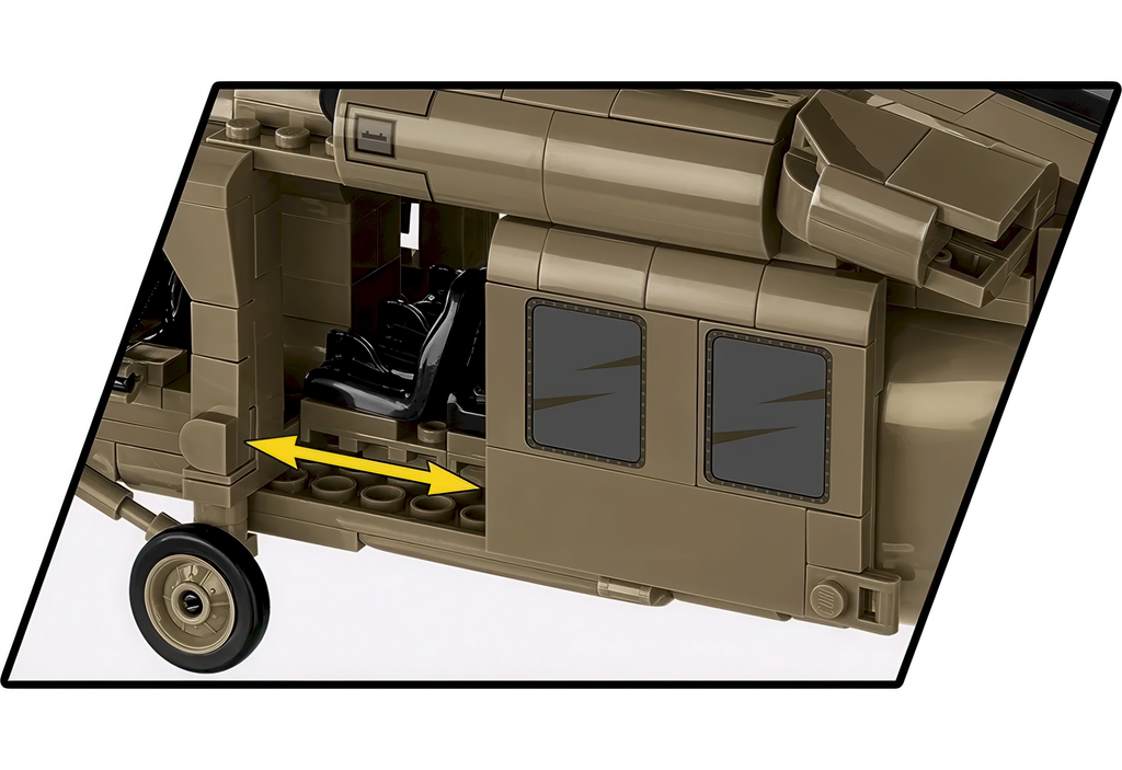 COBI Sikorsky Uh-60 Black Hawk Military Helicopter Model Kit