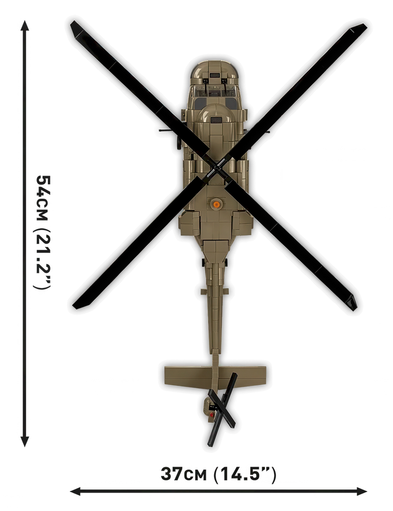 COBI Sikorsky Uh-60 Black Hawk Military Helicopter Model Kit