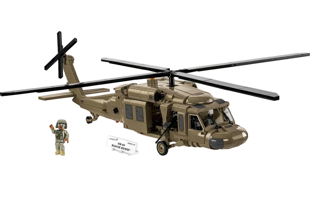 COBI Sikorsky Uh-60 Black Hawk Military Helicopter Model Kit