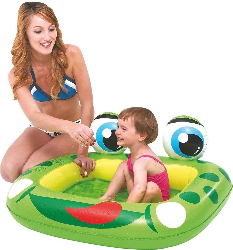 Inflatable Frog Baby Pool for Ages 1-3 Years - TOYBOX