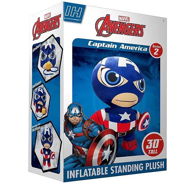 Inflate-A-Heroes Inflatable Plush - 30-Inch Captain America - TOYBOX Toy Shop