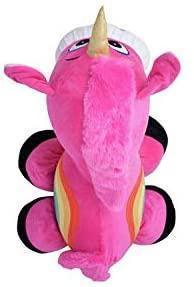 Inflate-A-Mals Soft and Cuddly Inflatable Ride On Unicorn, 20-Inch, Pink with Rainbow - TOYBOX Toy Shop