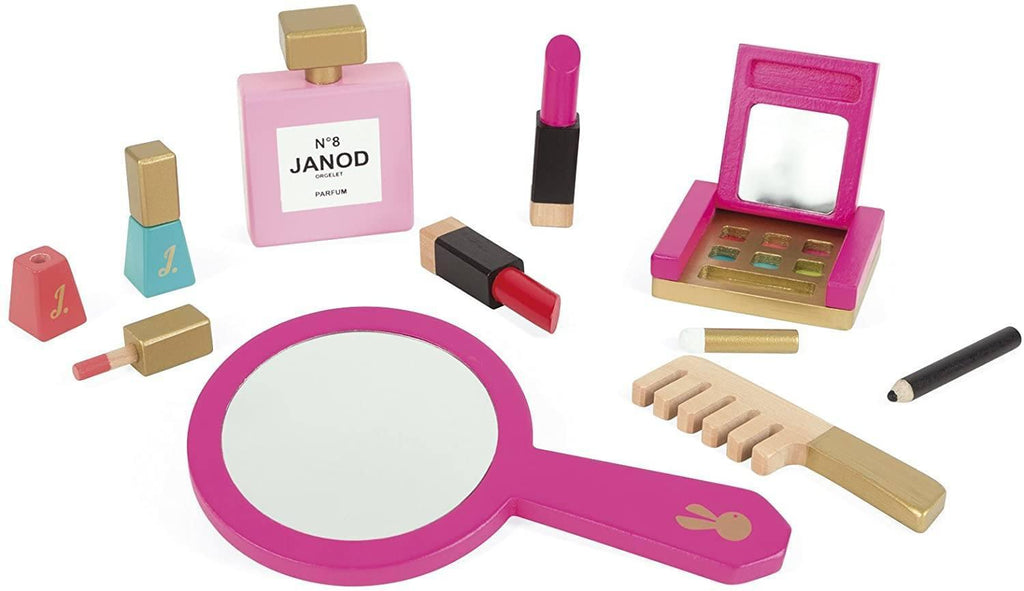 Janod JO6514 Little Miss Vanity Case, Wooden - TOYBOX Toy Shop