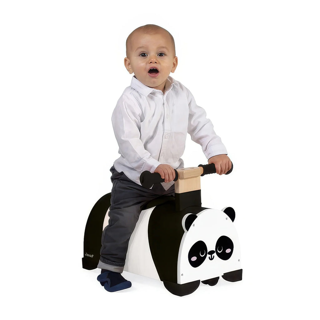 Janod Panda Wooden Ride-on