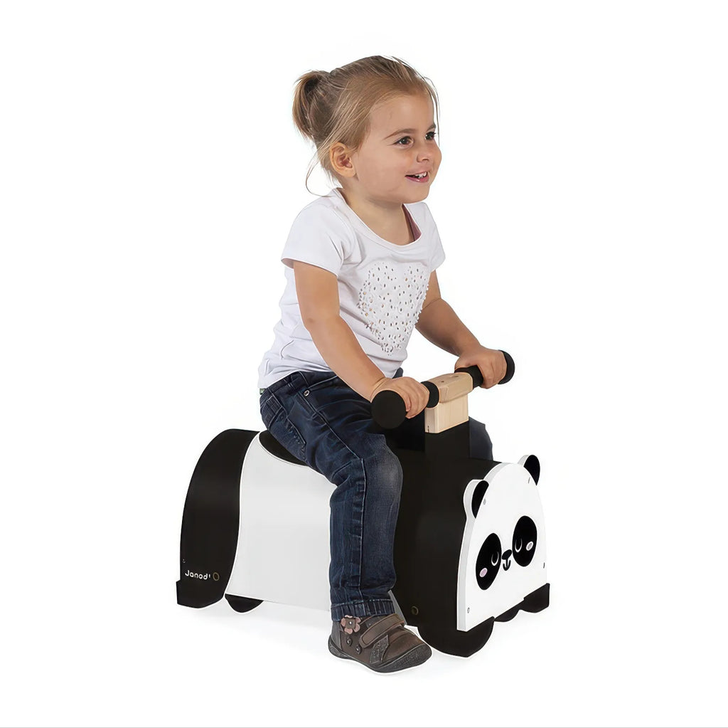 Janod Panda Wooden Ride-on