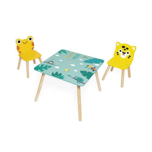 Janod Tropik Tropical Wooden Furniture Set - TOYBOX Toy Shop Cyprus