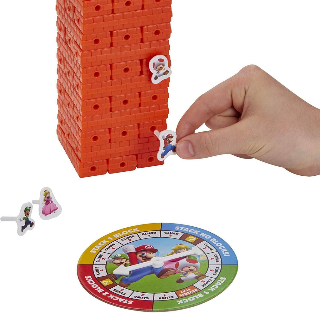 Jenga Super Mario Stacking Tower Game - TOYBOX