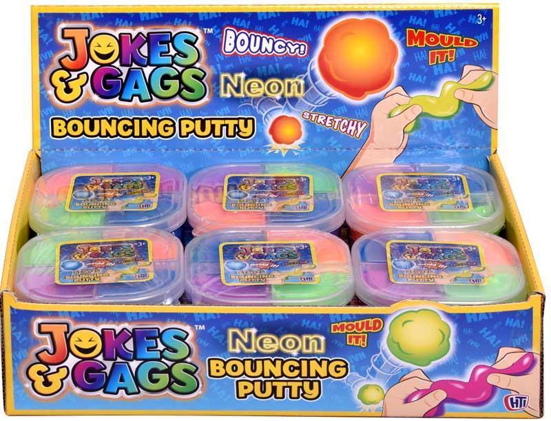 Jokes & Gags Neon Bouncing Putty - TOYBOX Toy Shop