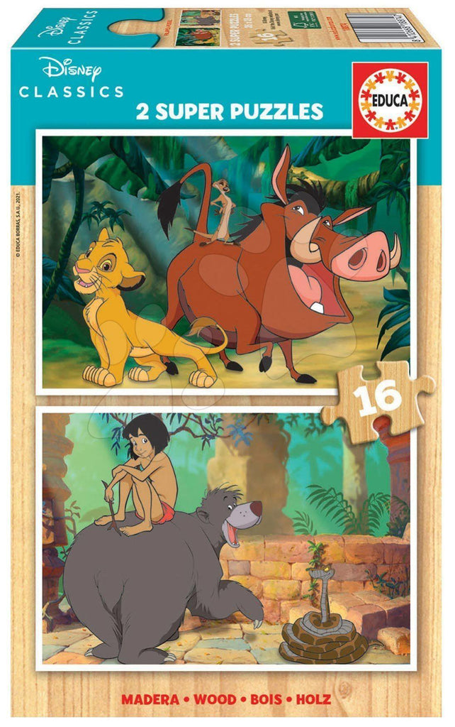 Jungle Book 2 x 16 Piece Puzzles - TOYBOX Toy Shop