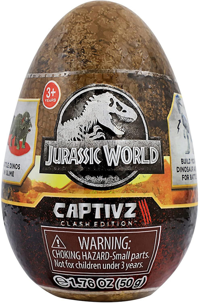 Jurassic World Captivz Clash Edition Slime Egg - TOYBOX Toy Shop