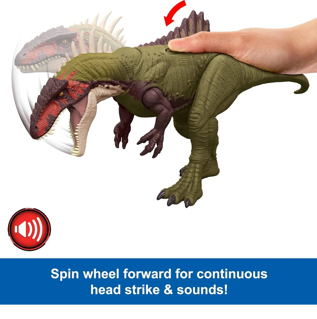 Jurassic World Chaos Theory Battle Roarin' Becklespinax Dinosaur Action Figure