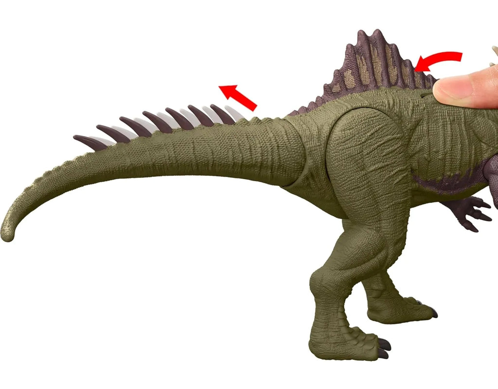 Jurassic World Chaos Theory Battle Roarin' Becklespinax Dinosaur Action Figure