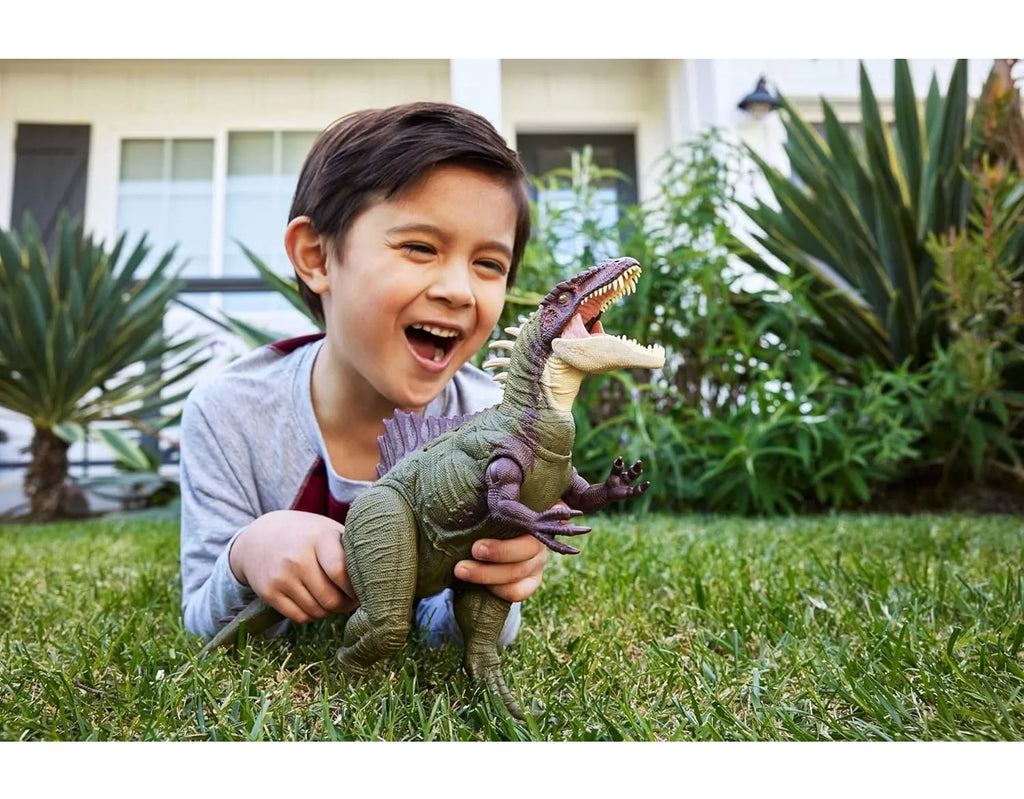 Jurassic World Chaos Theory Battle Roarin' Becklespinax Dinosaur Action Figure