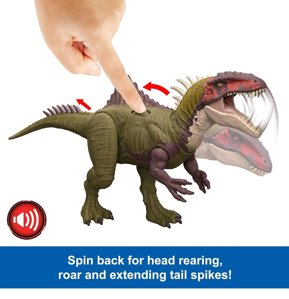 Jurassic World Chaos Theory Battle Roarin' Becklespinax Dinosaur Action Figure