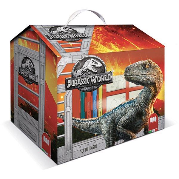 Jurassic World Colouring and Stamp Set - TOYBOX