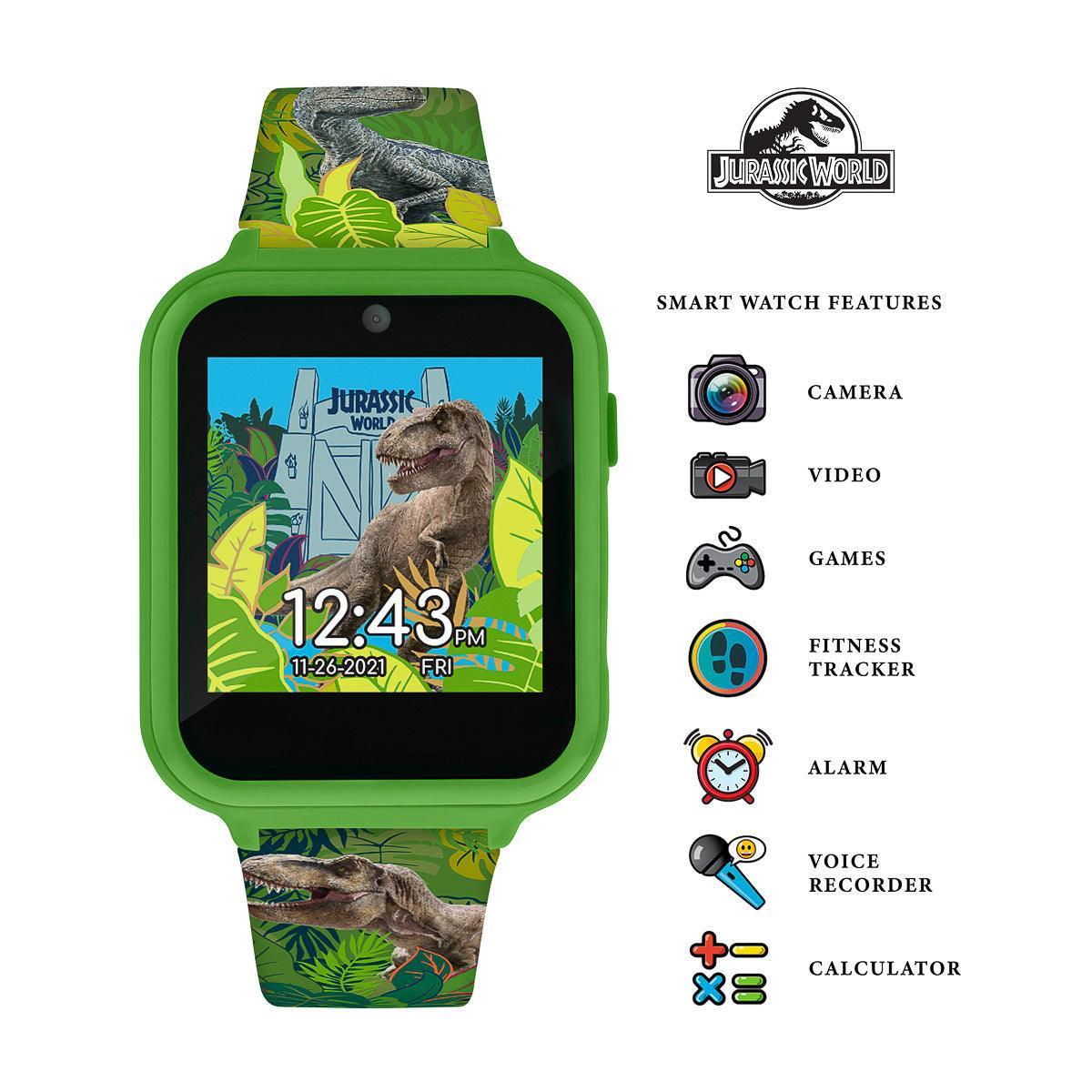 Orologio Digitale Jurassic World Per Ragazzi - Cinturino Verde Con Dinosauri - JRW4100 - Foto 3