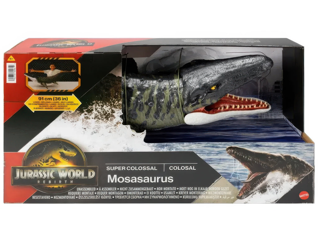 Jurassic World Rebirth Super Colossal Mosasaurus Action Figure