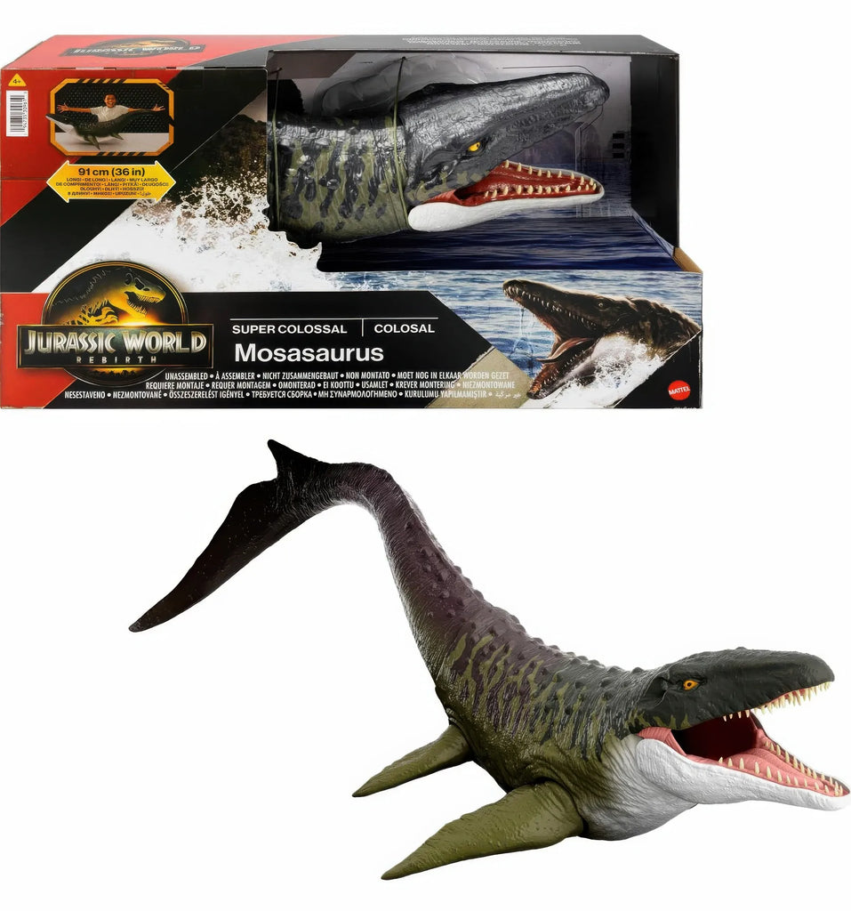 Jurassic World Rebirth Super Colossal Mosasaurus Action Figure