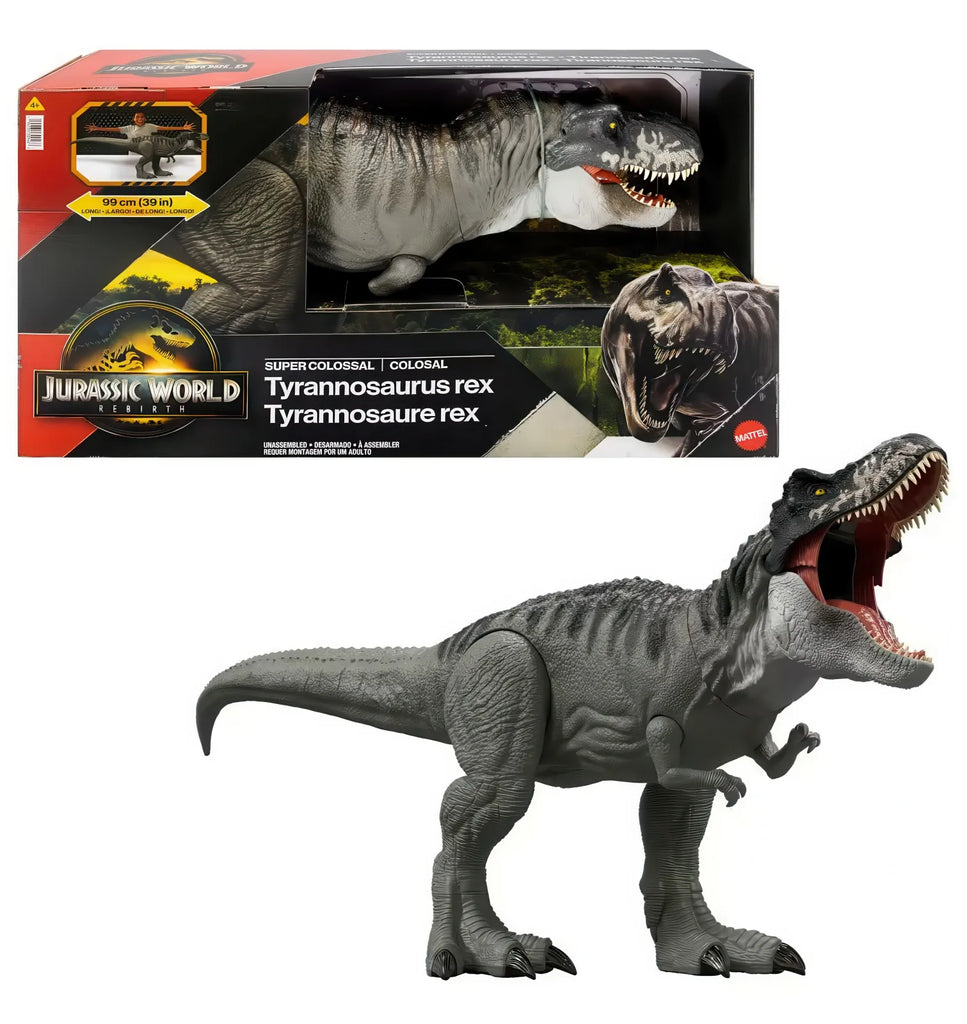 Jurassic World Rebirth Super Colossal Tyrannosaurus Rex Action Figure