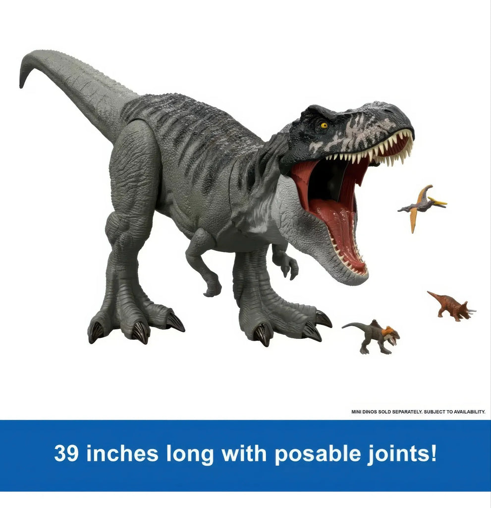 Jurassic World Rebirth Super Colossal Tyrannosaurus Rex Action Figure