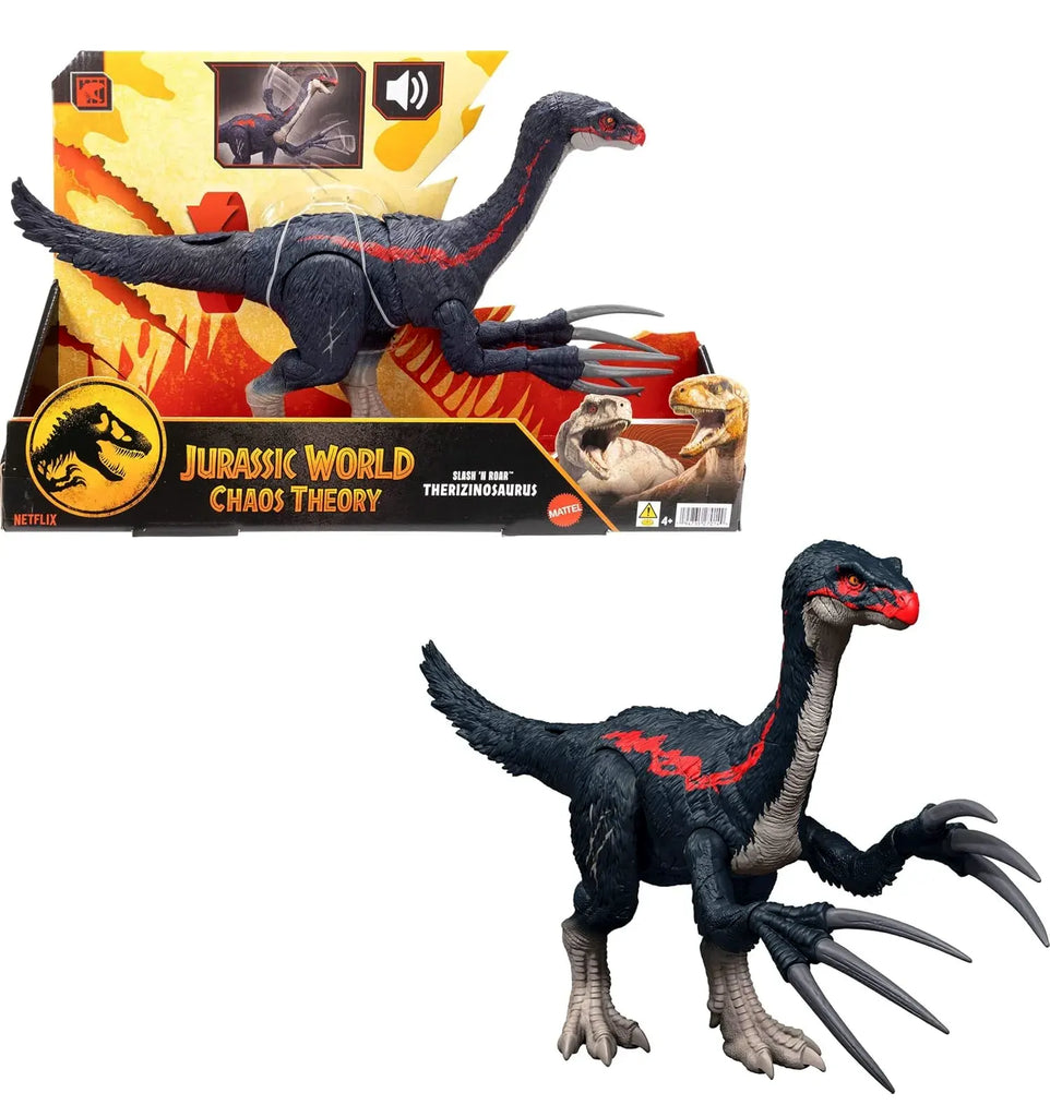 Jurassic World Slash N Roar Therizinosaurus Dinosaur Figure