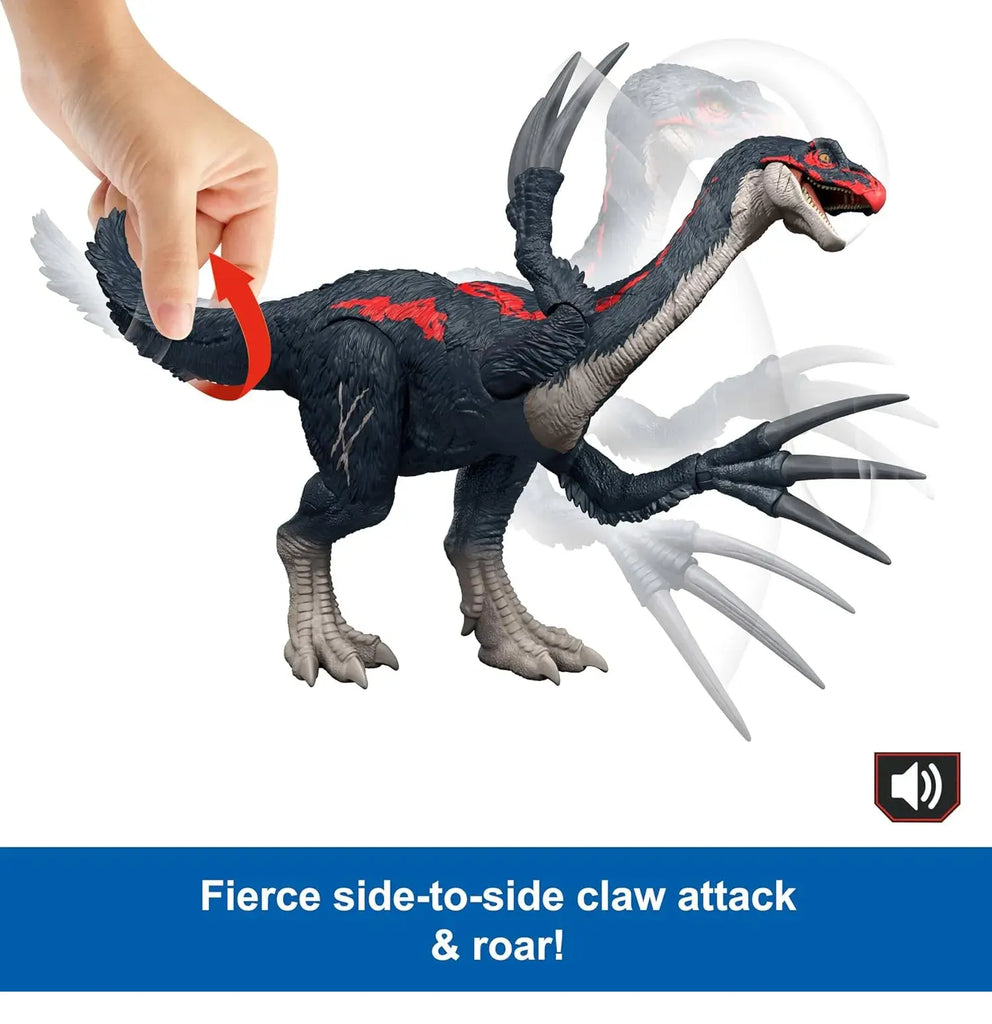 Jurassic World Slash N Roar Therizinosaurus Dinosaur Figure