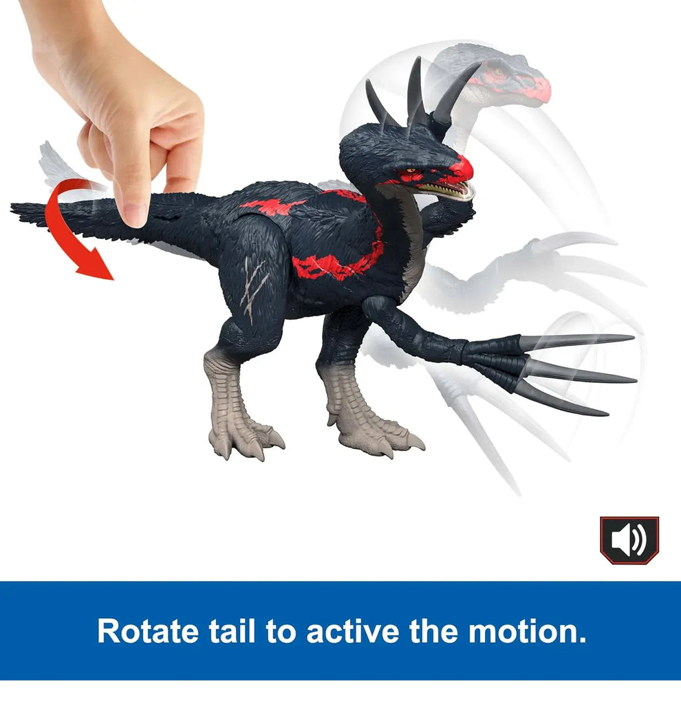 Jurassic World Slash N Roar Therizinosaurus Dinosaur Figure