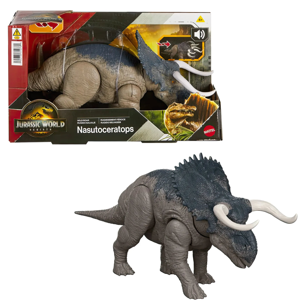 Jurassic World Wild Roar Nasutoceratops Dinosaur Toy