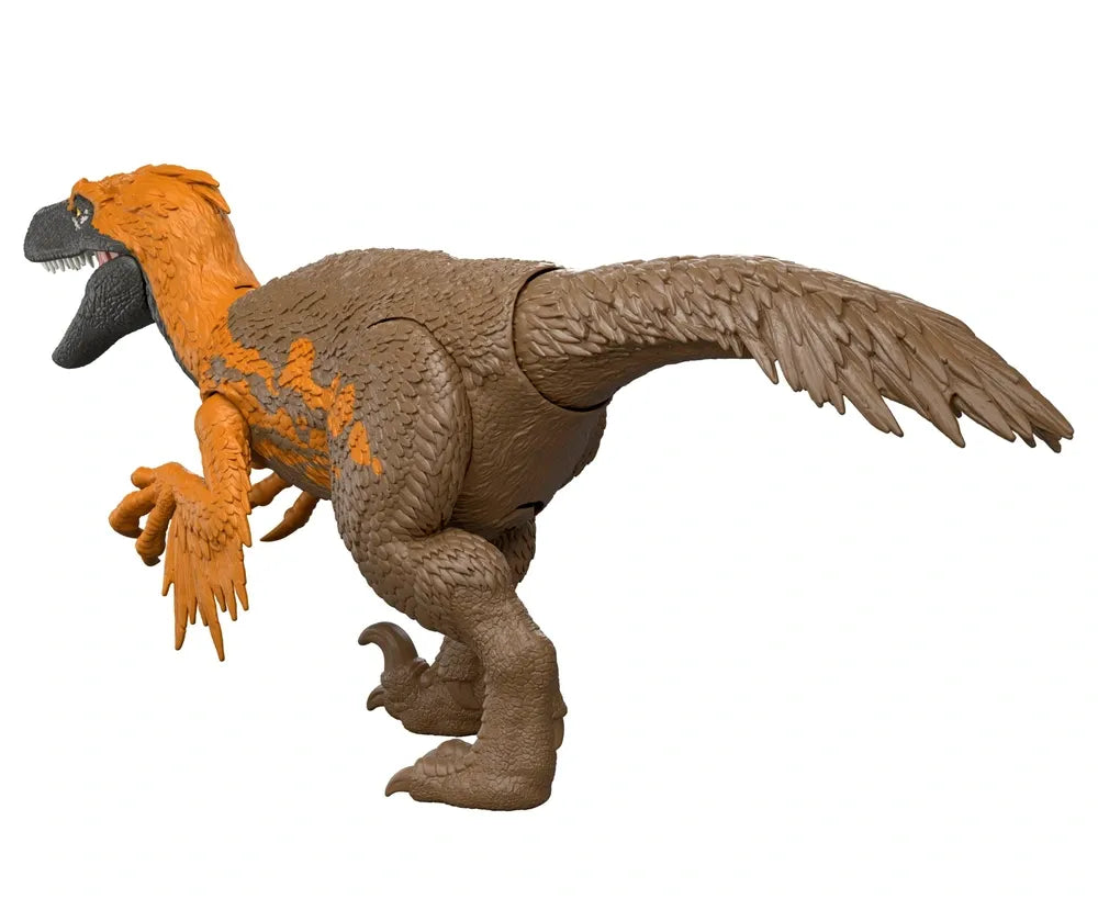 Jurassic World Wild Roar Utahraptor Dinosaur Action Figure