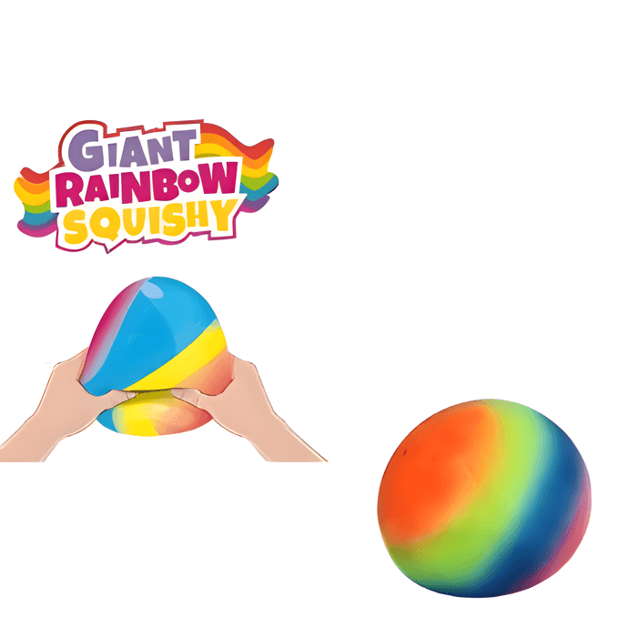 Keycraft Large Rainbow Squish Ball - TOYBOX Toy Shop