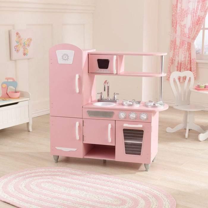 KidKraft 53347 Pink Vintage Kitchen - Pink - TOYBOX Toy Shop