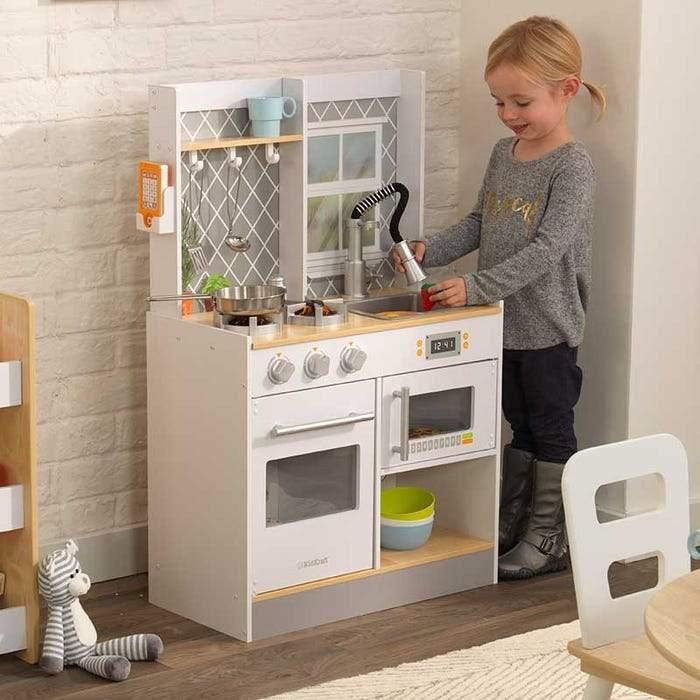 Kidkraft 53395 Let's Cook Wooden Play Kitchen - TOYBOX Toy Shop