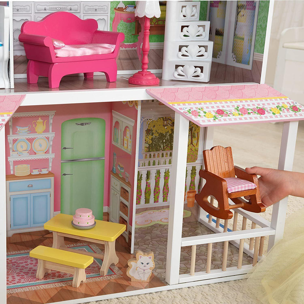 KidKraft 65851 Sweet Savannah Wooden Dolls House with Furniture - TOYBOX Toy Shop