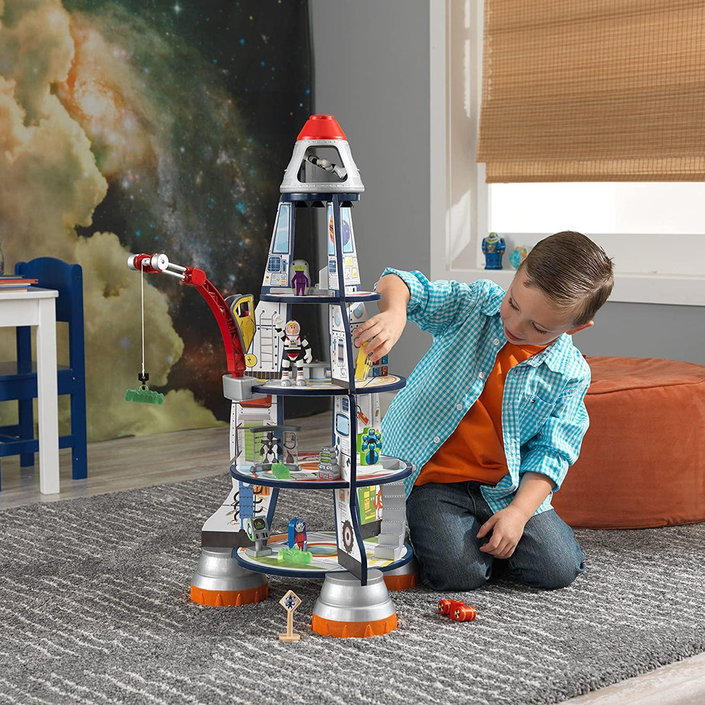 KidKraft Wooden Rocket Ship Playset - TOYBOX Toy Shop