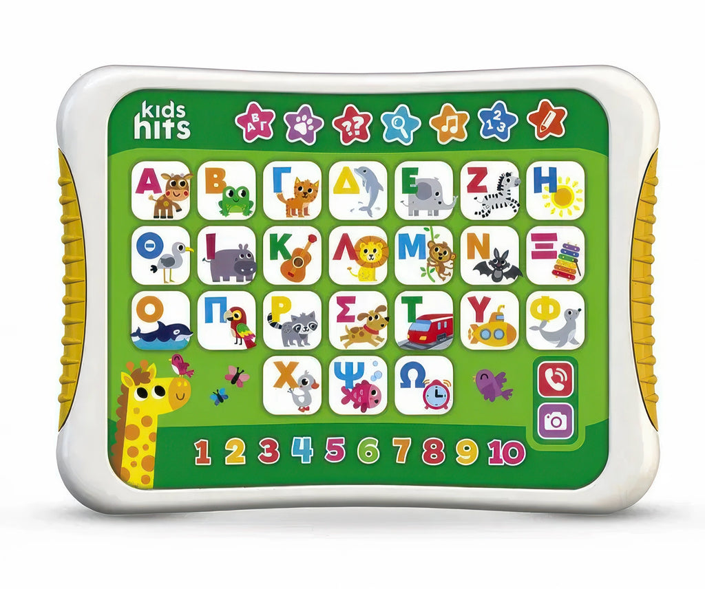 Kids Hits Educational Tablet ABC - Greek - TOYBOX Toy Shop